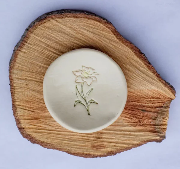 Birth Flower Ring Dish - Image 14