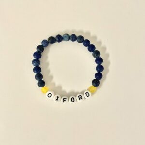 Oxford Matte Stone Bracelet- Stretch Fit