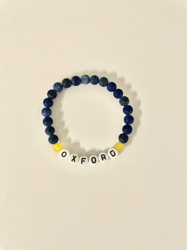 Oxford Matte Stone Bracelet- Stretch Fit
