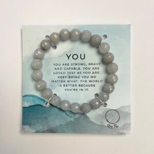 You -  Gray Moonstone - Stretch Fit